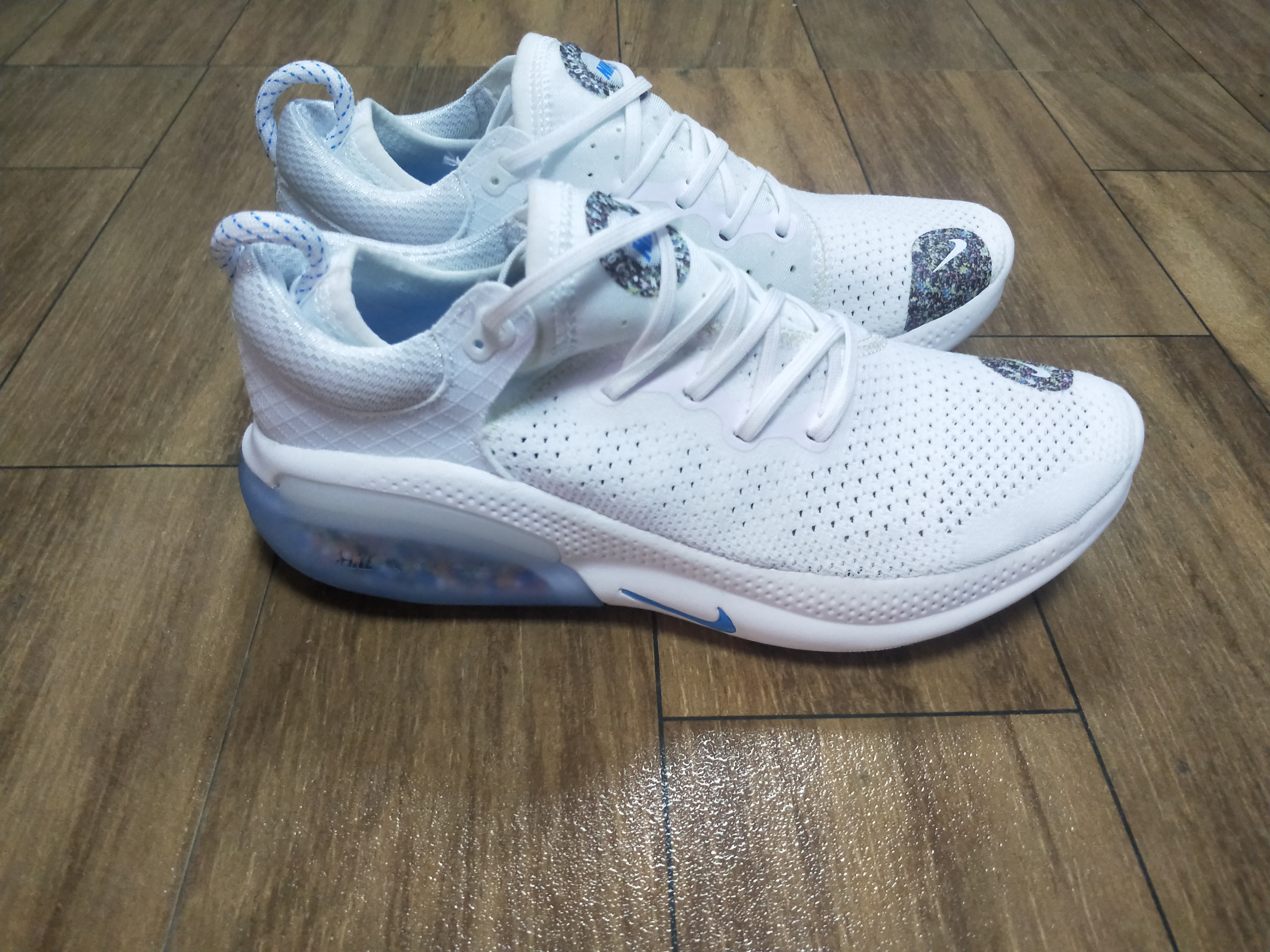 Women Nike Joyride Run FK Pure White Shoes - Click Image to Close